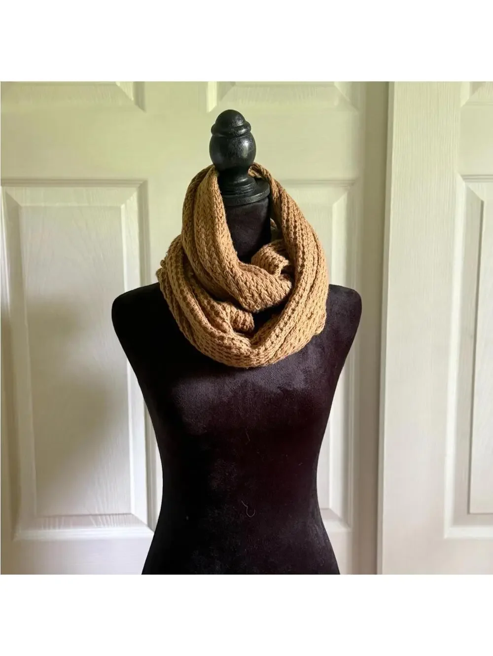 Women's Knitted Infinity Scarf | Ardene | Camel